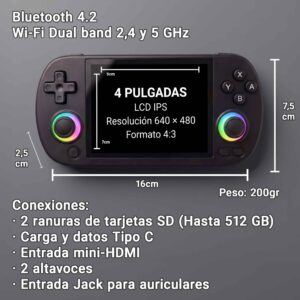 especificaciones tecnicas de la wolo boy la consola retro portatil de wololo arcade