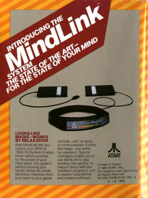 anuncio de la atari mindlink