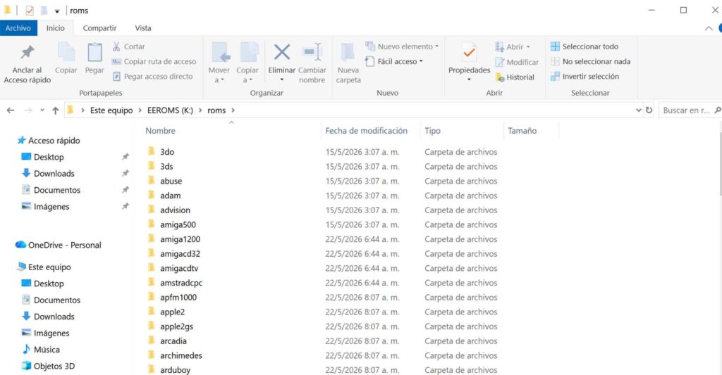 una captura de pantalla en windows que explica como añadir mas juegos