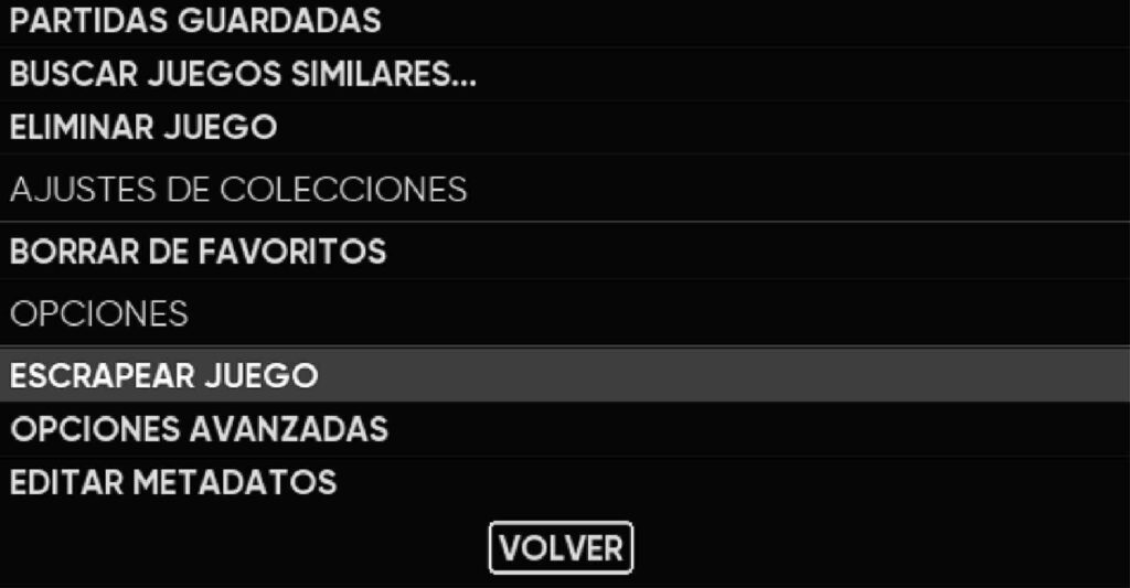 una captura de pantalla que explica como scrapear juegos