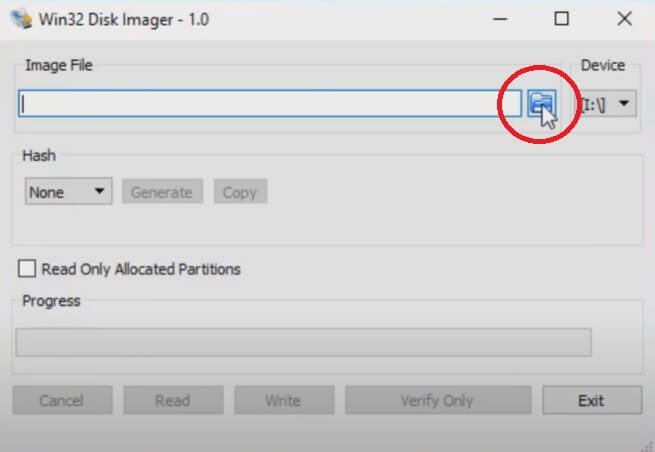 imagen de un tutorial sobre como hacer una copia de seguridad de una tarjeta sd