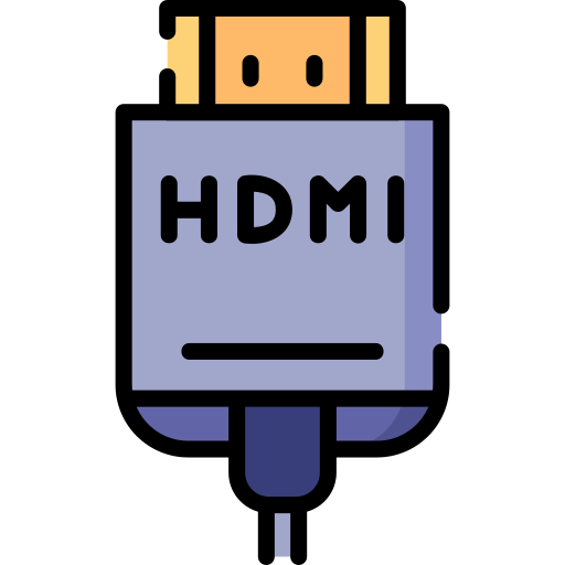 Un cabezal de un cable hdmi