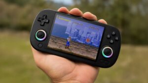 una imagen de la consola retro arcade portatil wolo boy