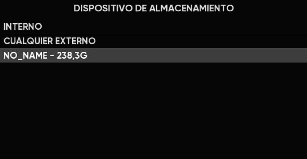 captura de pantalla de como usar una segunda tarjeta sd